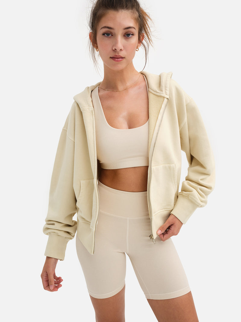 Organic Fleece Zip Hoodie
